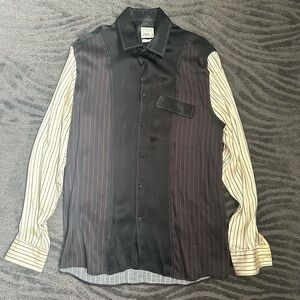 Multi Stripe Satin shirt